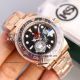 Replica Rolex Gmt Master ii Root Beer Rose Gold Black Dial Watch 40mm (9)_th.jpg
